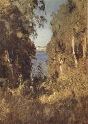Levitan, Isaak Gorge Sweden oil painting artist